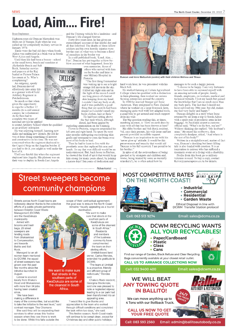 North Coast Courier 23 December 2022 page 7
