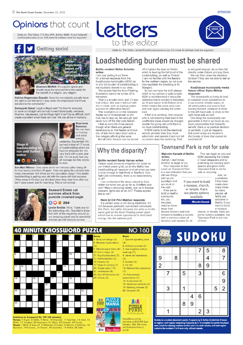 North Coast Courier 23 December 2022 page 8