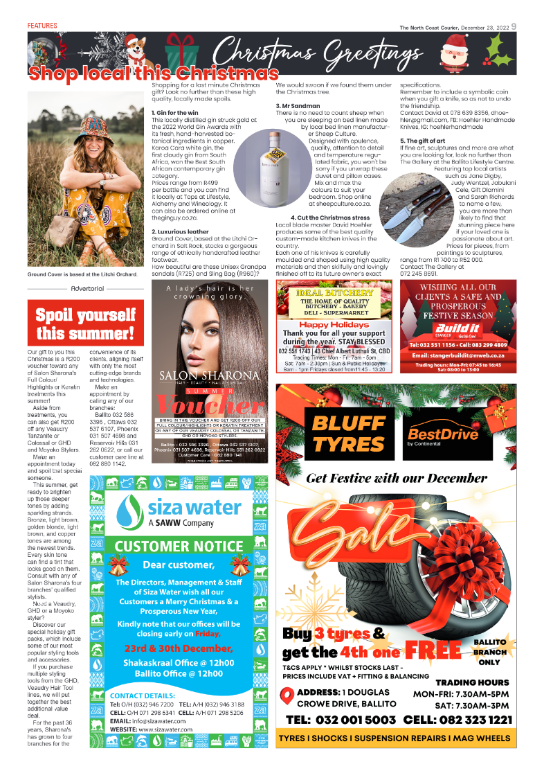 North Coast Courier 23 December 2022 page 9