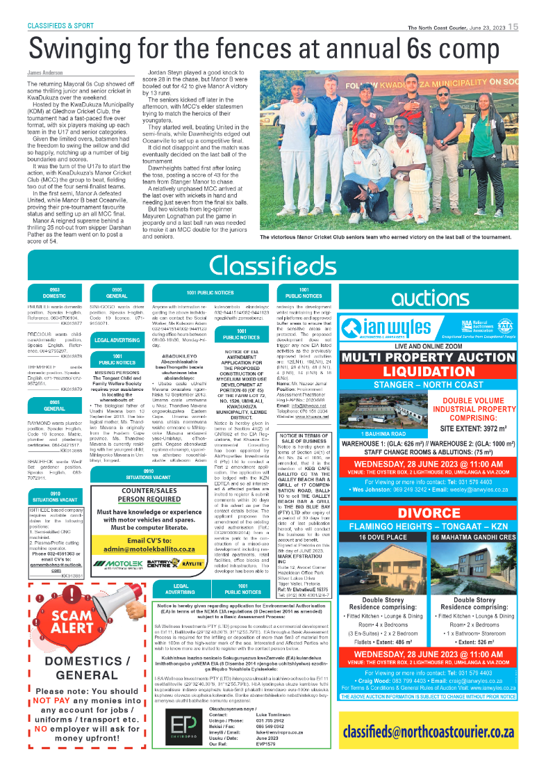 North Coast Courier 23 June 2023 page 15