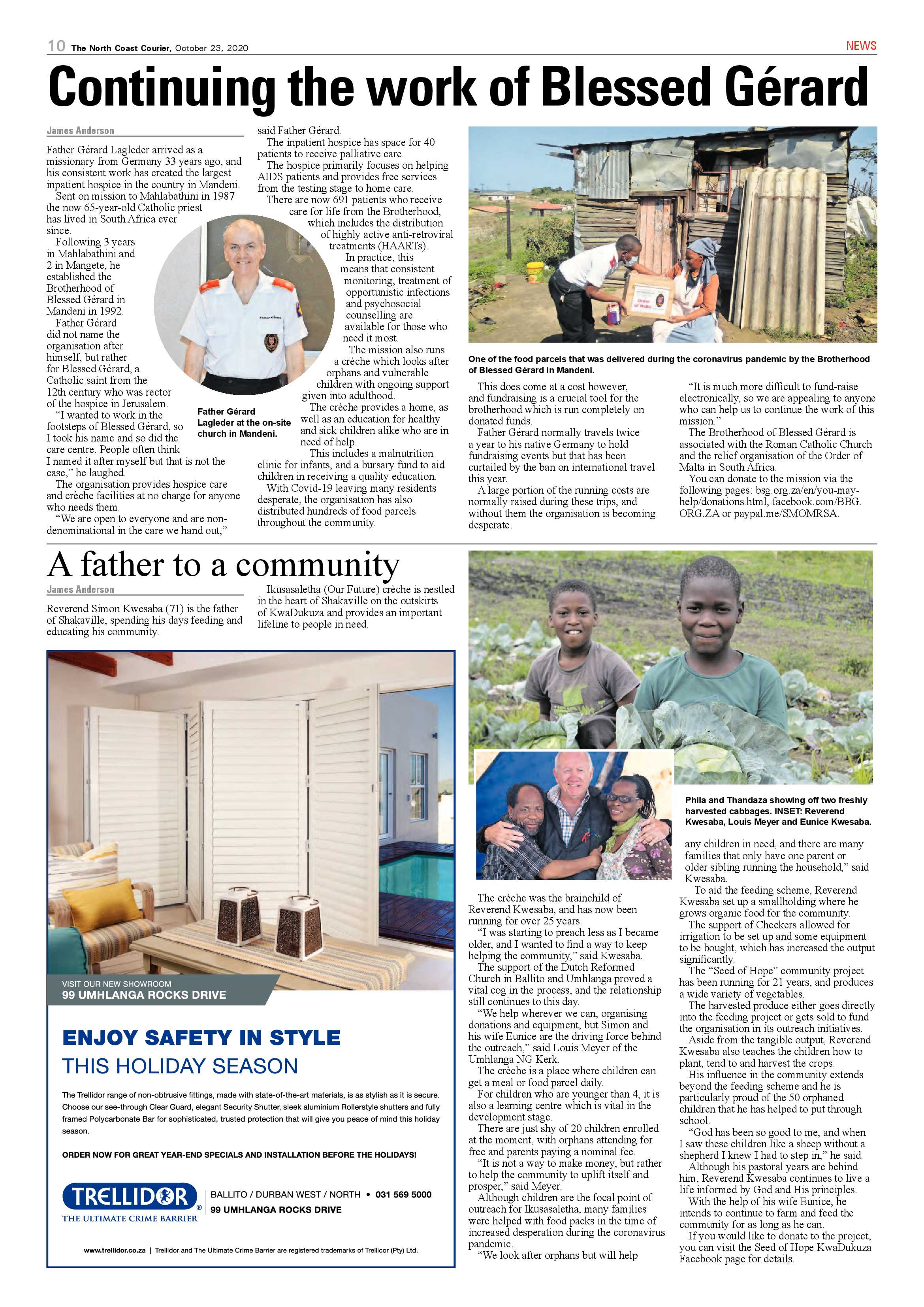 North Coast Courier 23 October 2020 page 10