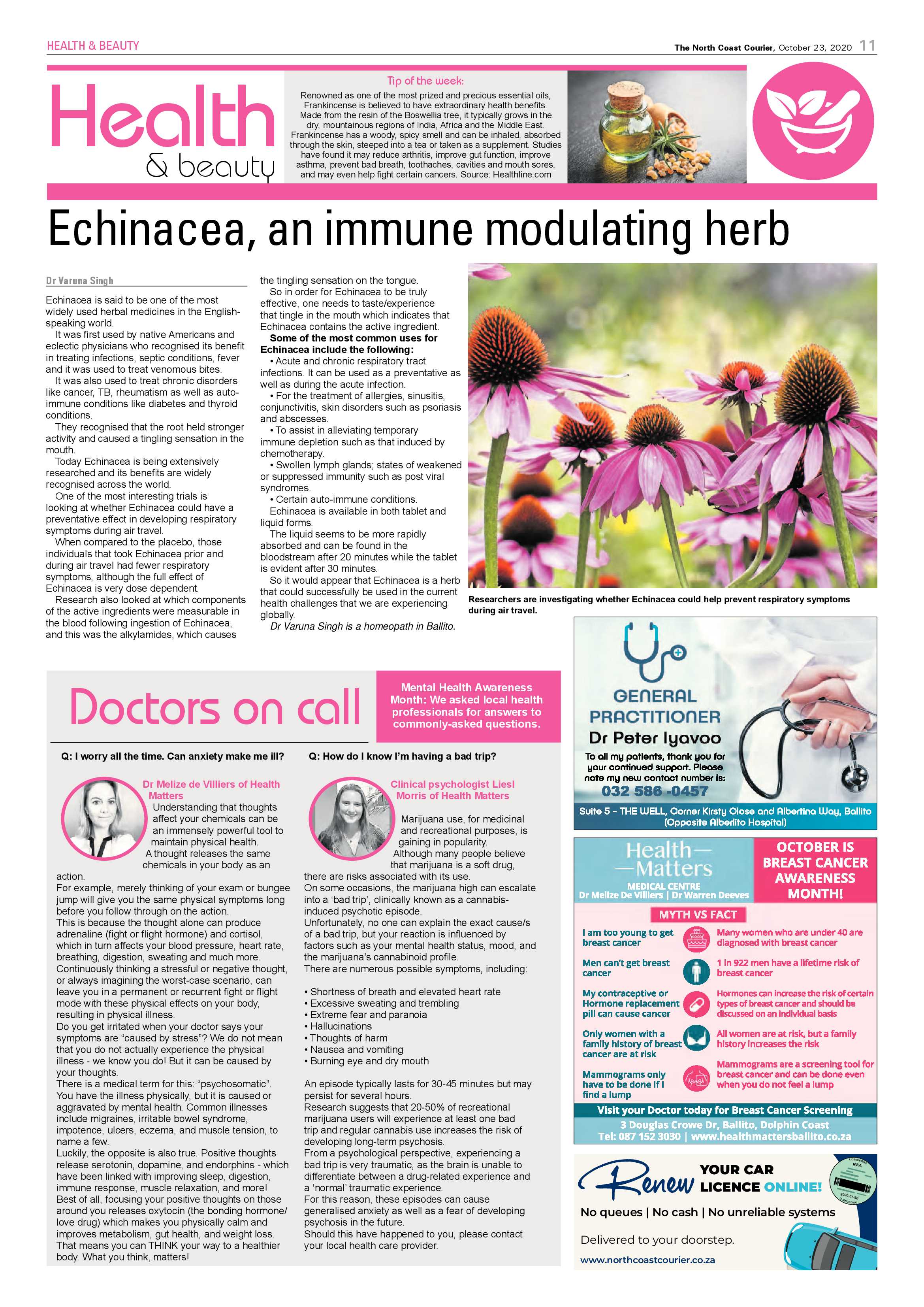 North Coast Courier 23 October 2020 page 11