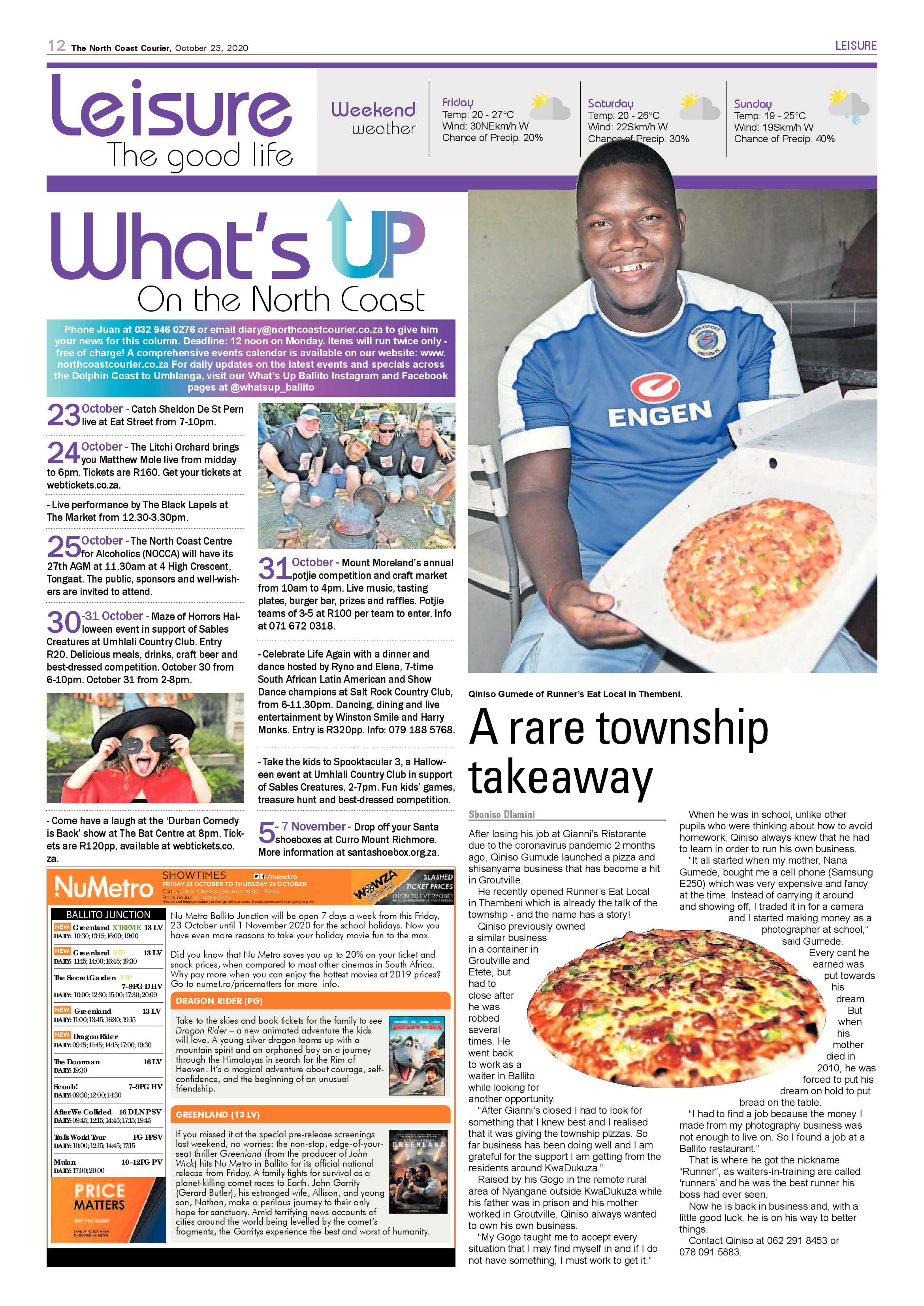 North Coast Courier 23 October 2020 page 12