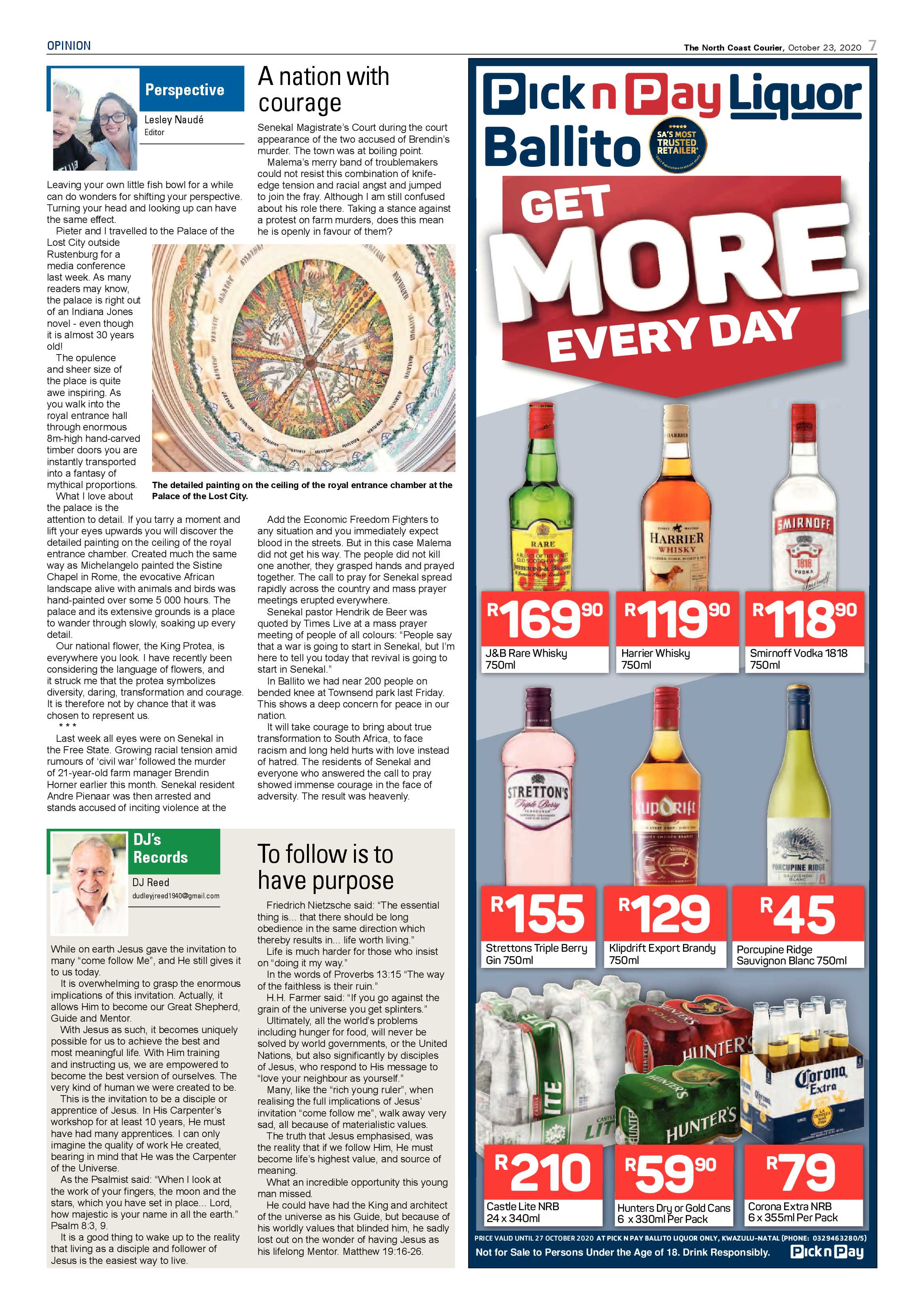 North Coast Courier 23 October 2020 page 7