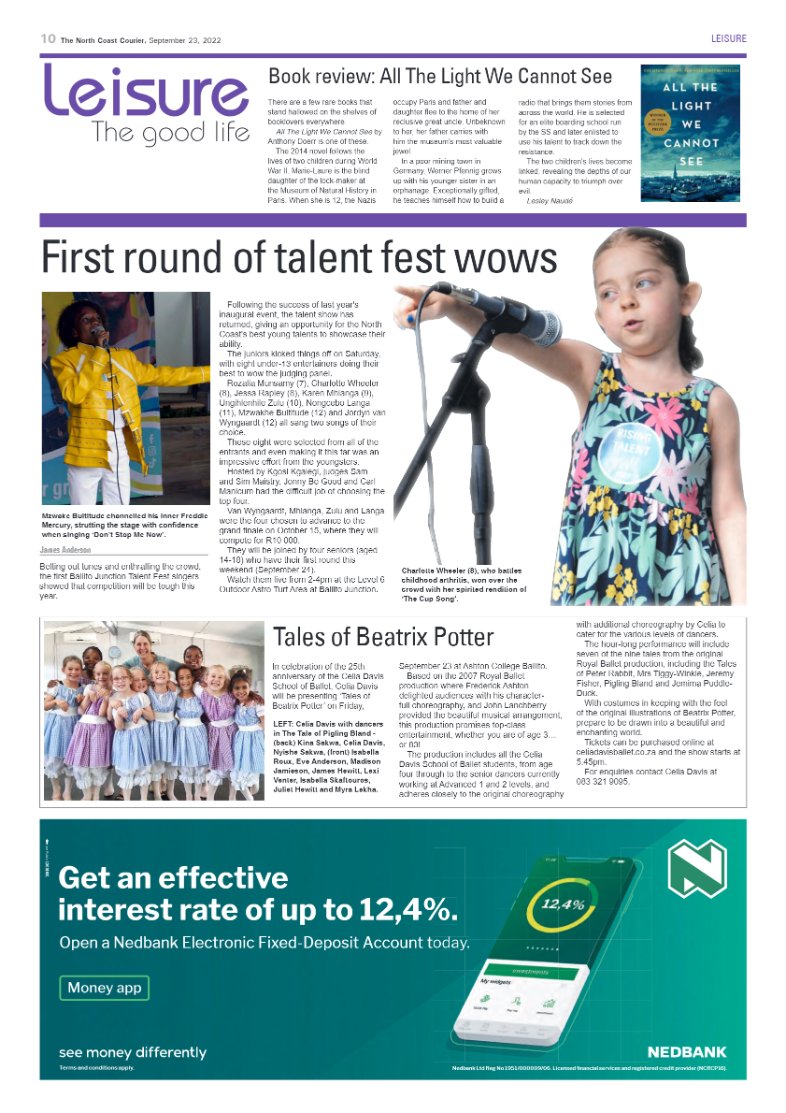 North Coast Courier 23 September 2022 page 10