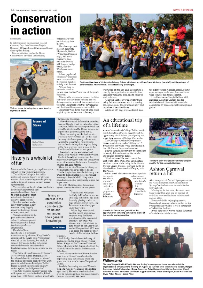 North Coast Courier 23 September 2022 page 14