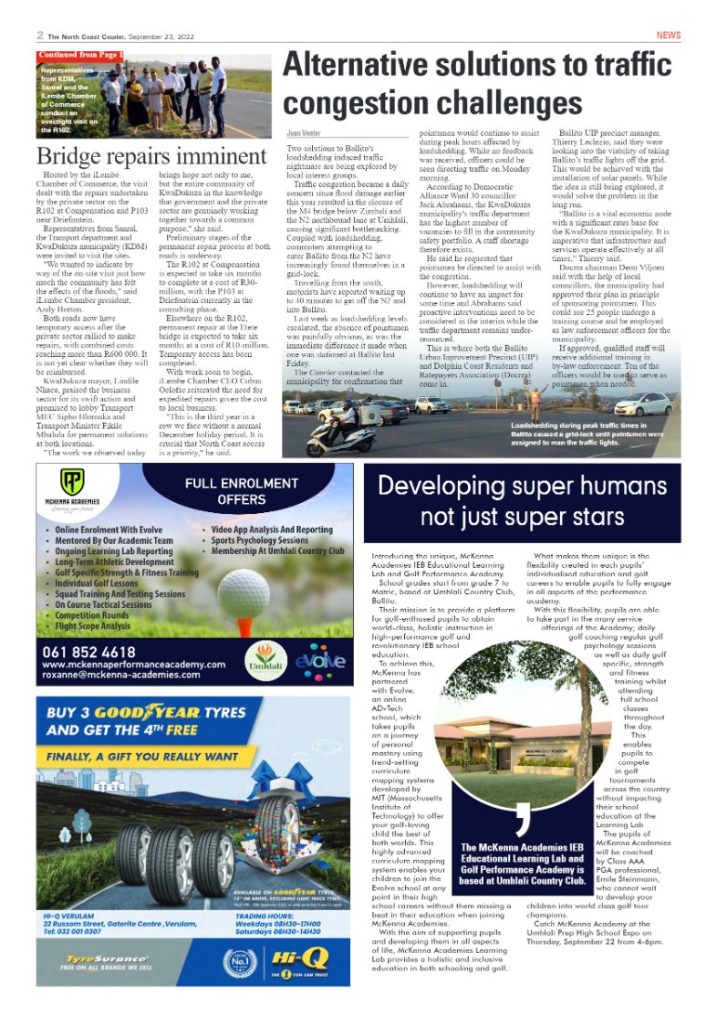 North Coast Courier 23 September 2022 page 2