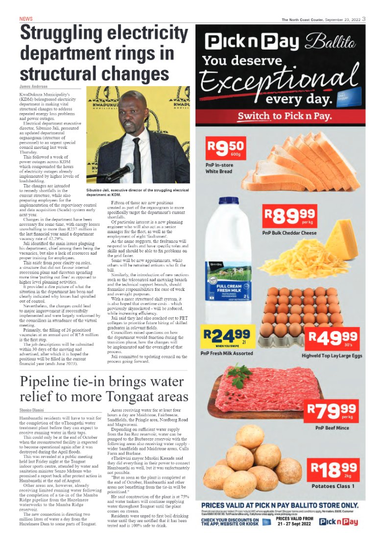 North Coast Courier 23 September 2022 page 3