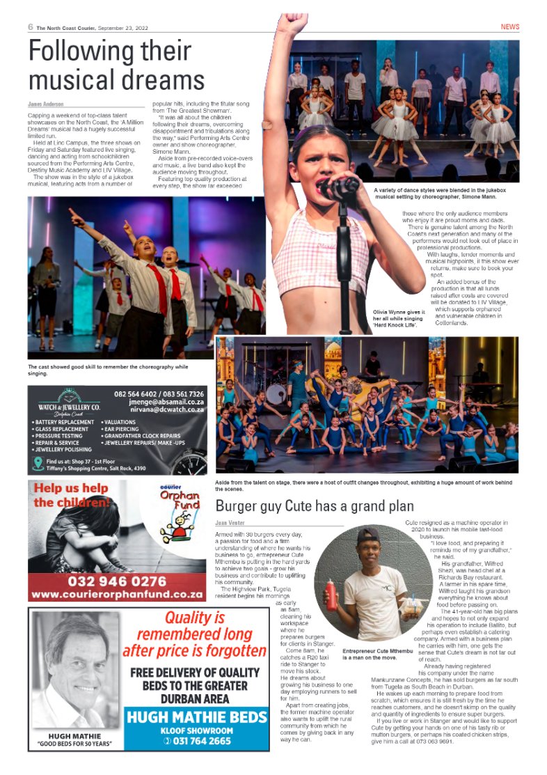 North Coast Courier 23 September 2022 page 6