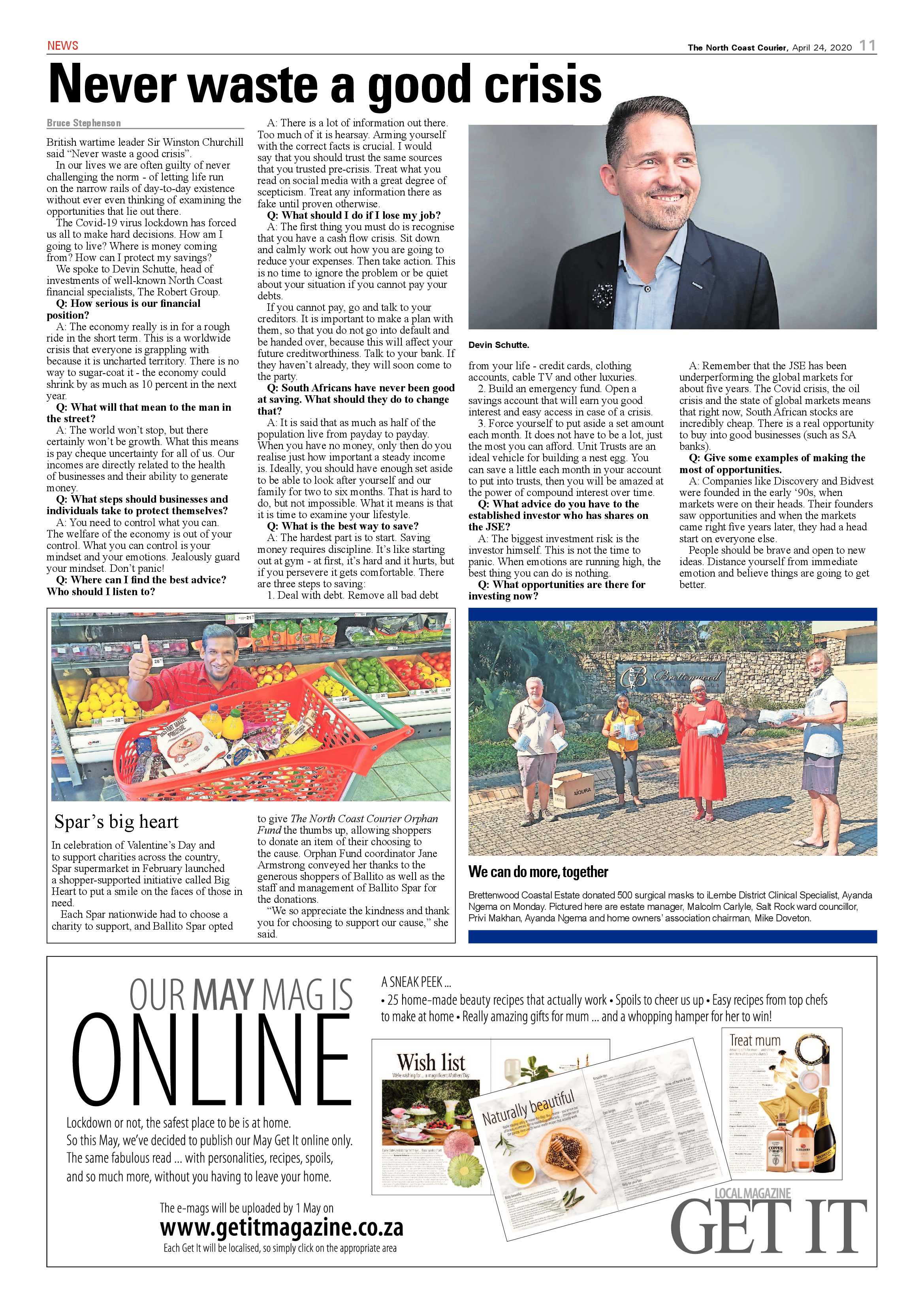 North Coast Courier 24 April 2020 page 11