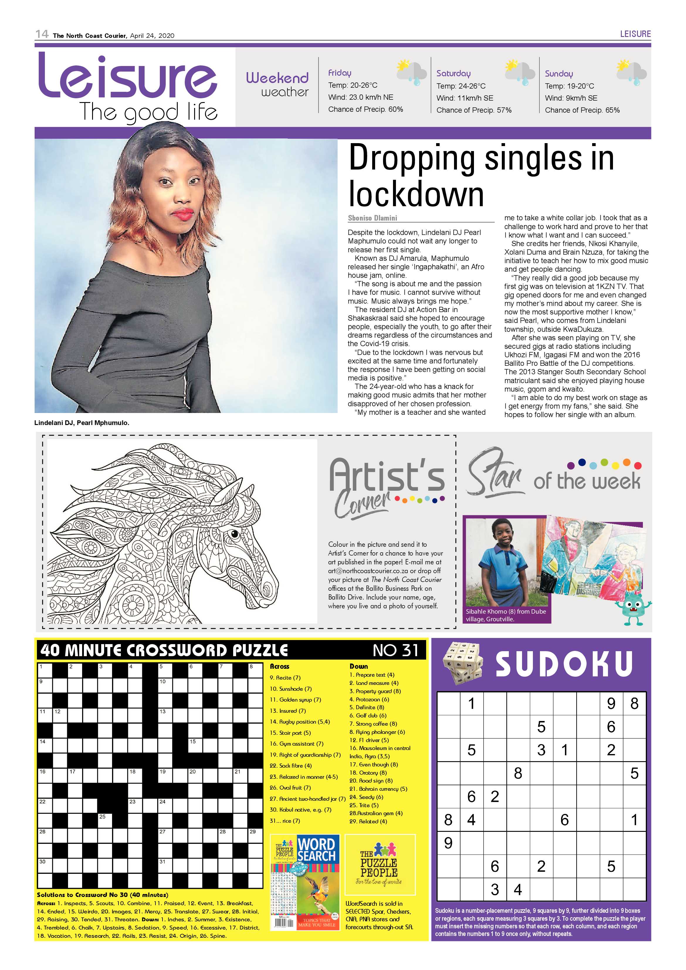North Coast Courier 24 April 2020 page 14