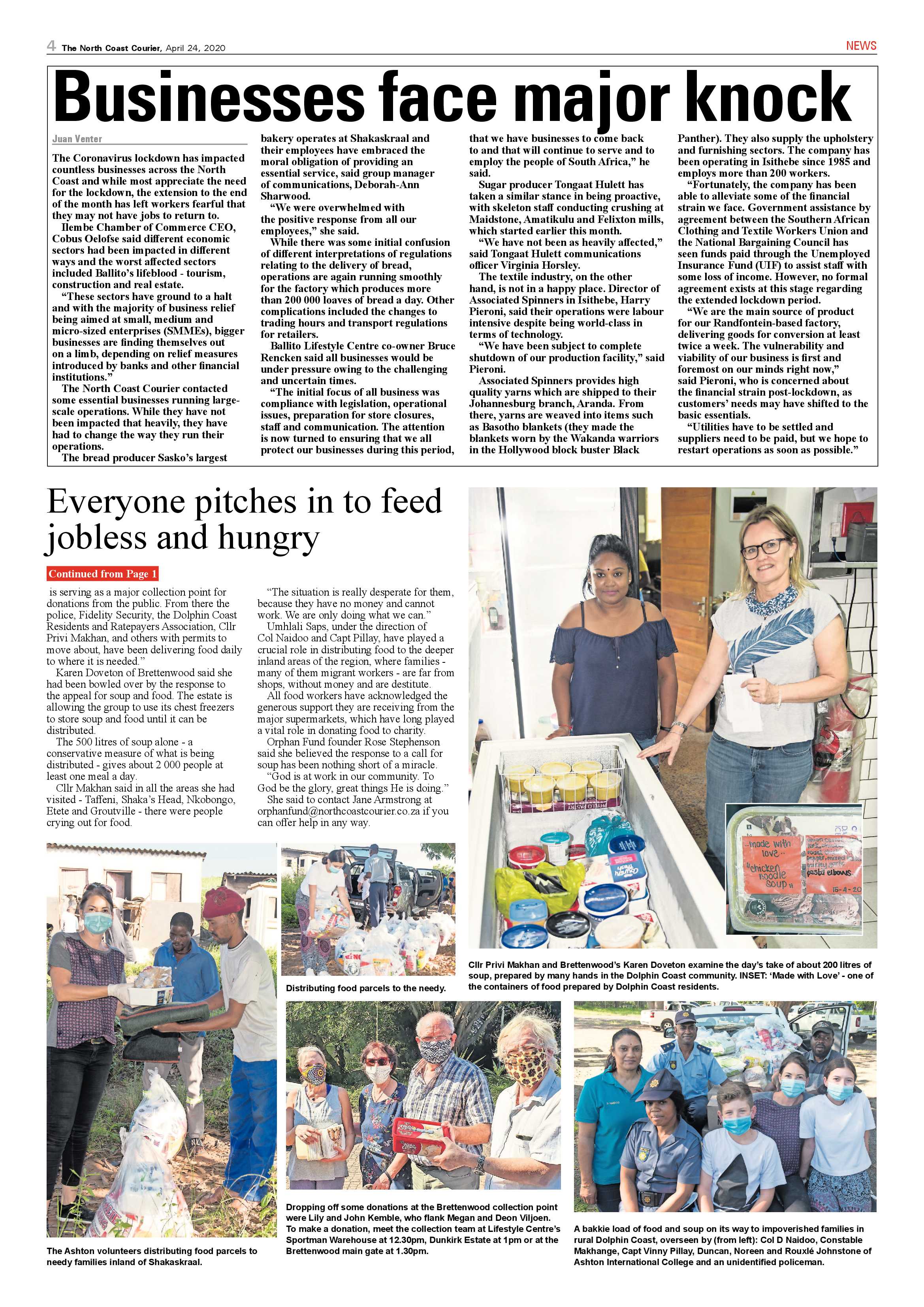 North Coast Courier 24 April 2020 page 4
