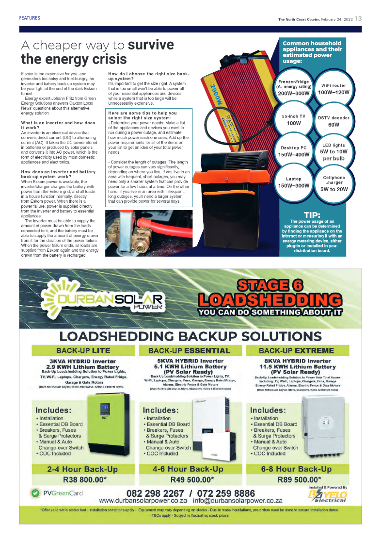 North Coast Courier 24 February 2023 page 13