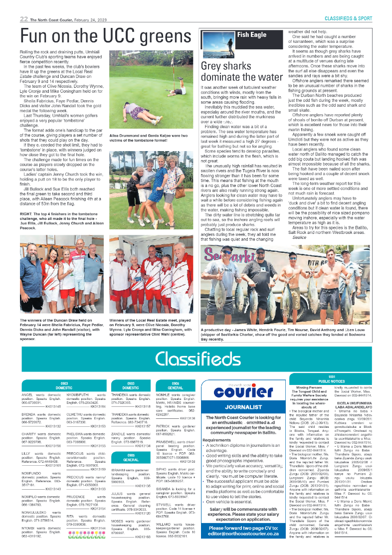 North Coast Courier 24 February 2023 page 22