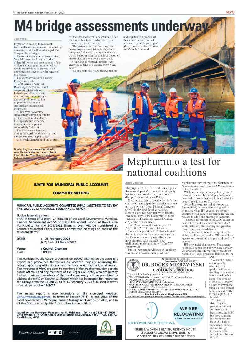 North Coast Courier 24 February 2023 page 4