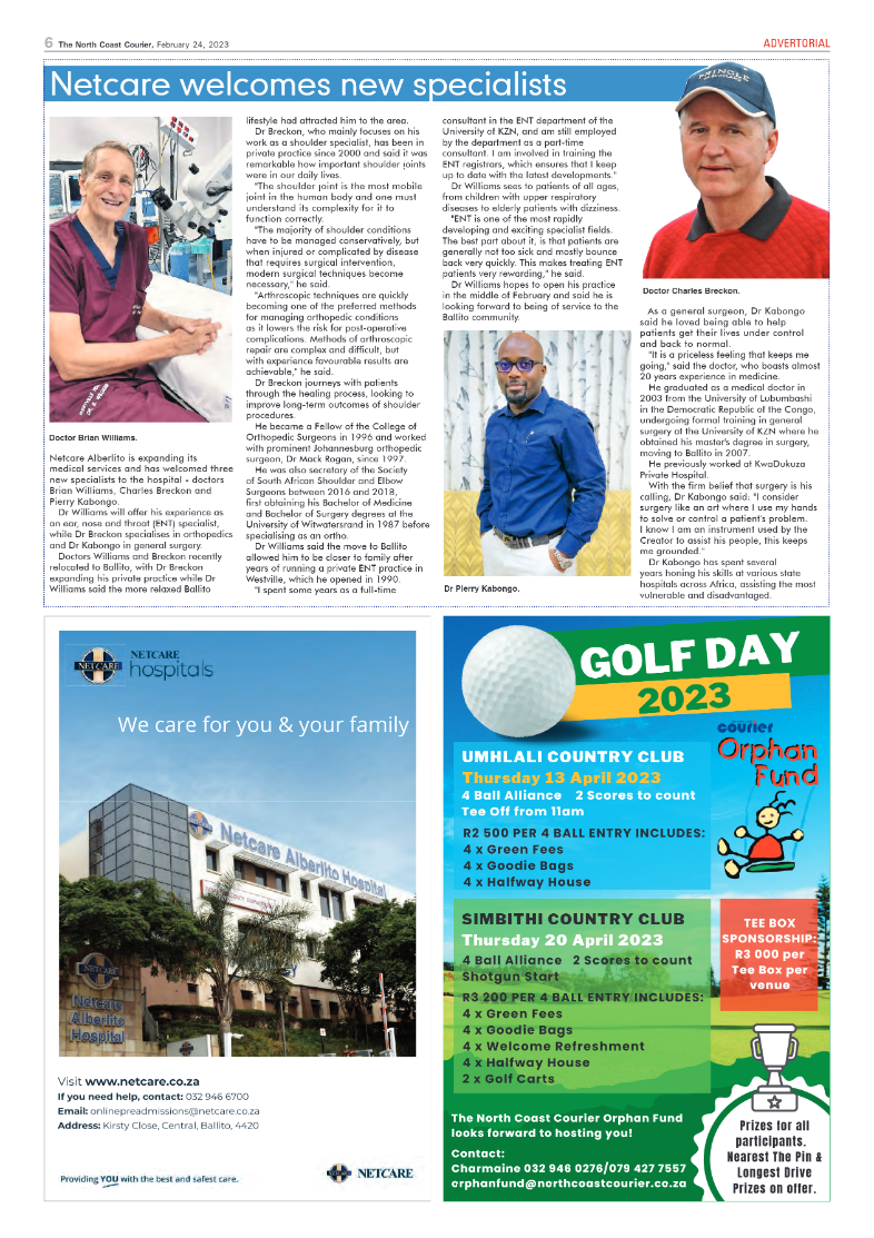 North Coast Courier 24 February 2023 page 6
