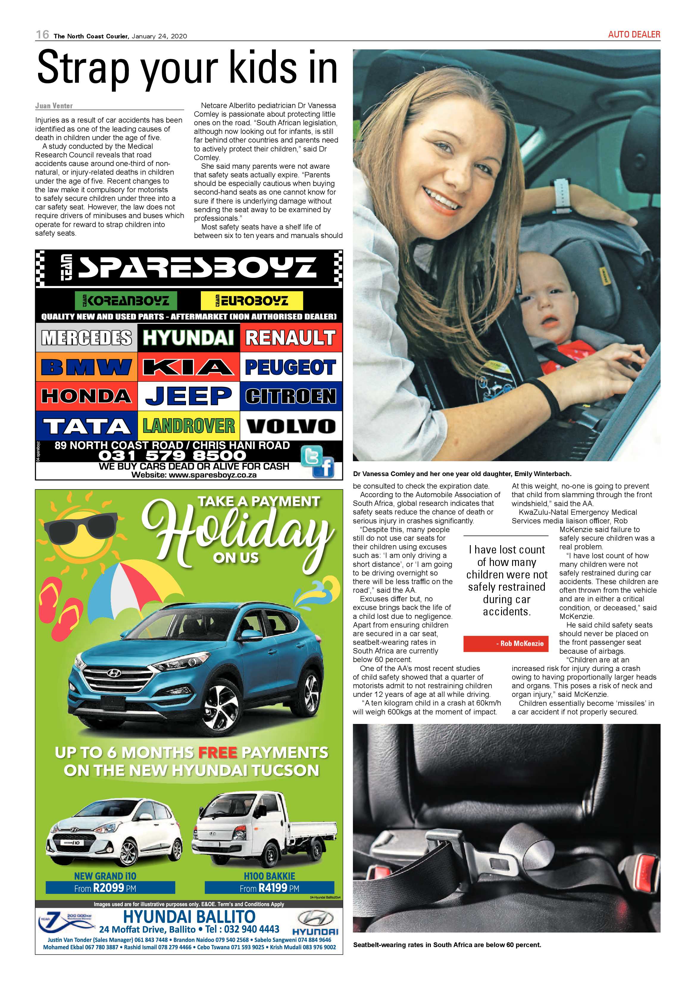 North Coast Courier 24 January 2020 page 16