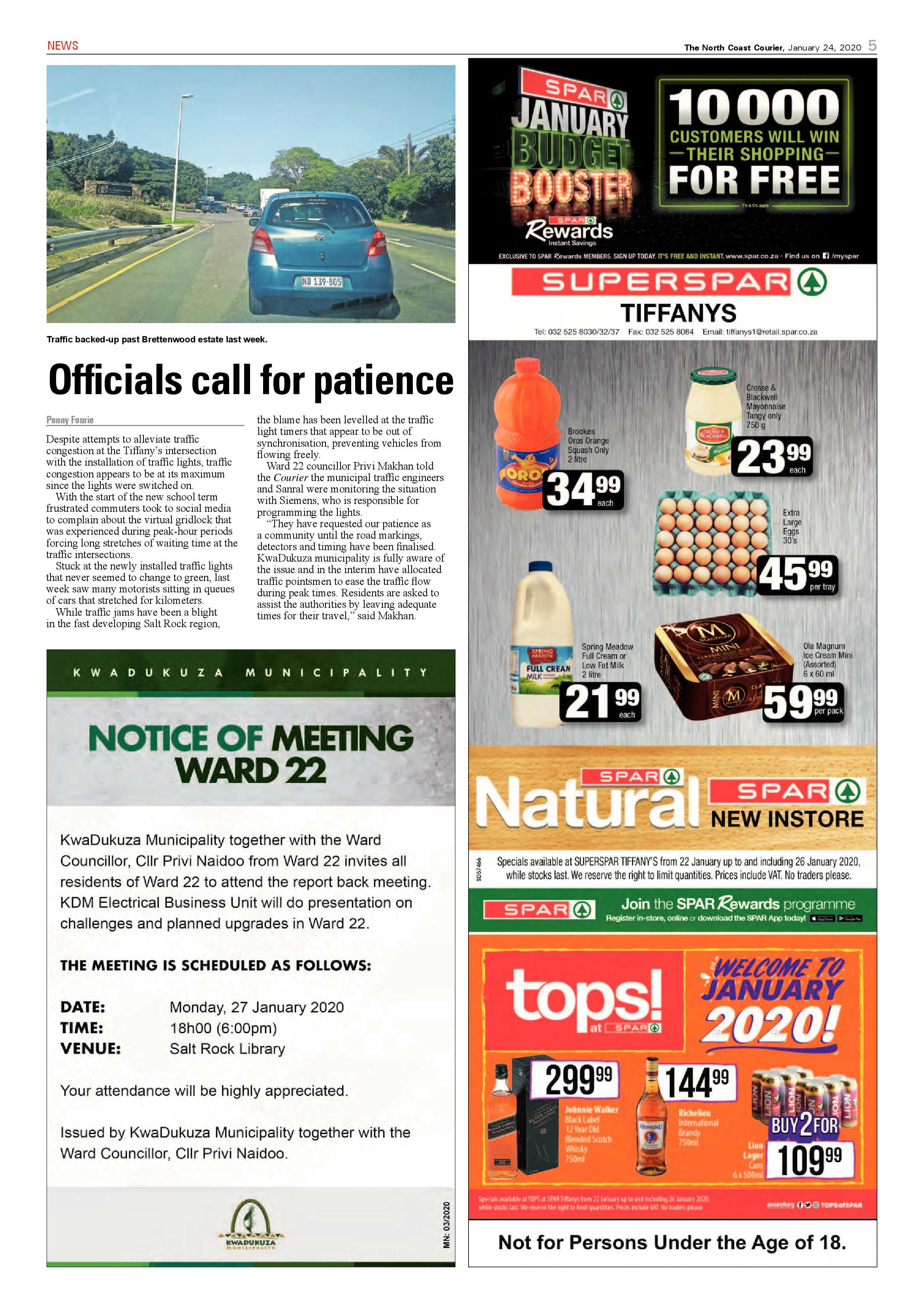 North Coast Courier 24 January 2020 page 5