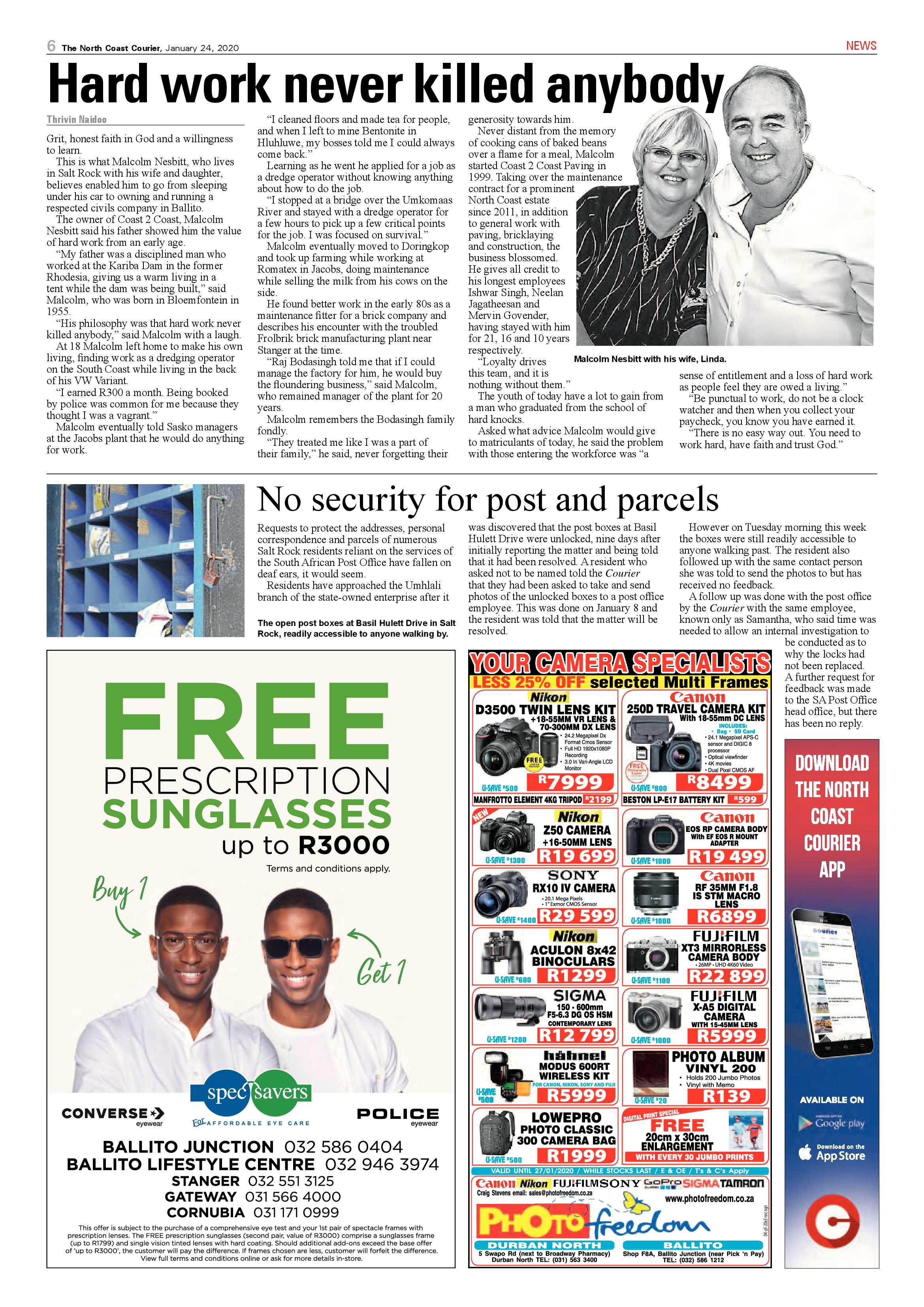 North Coast Courier 24 January 2020 page 6