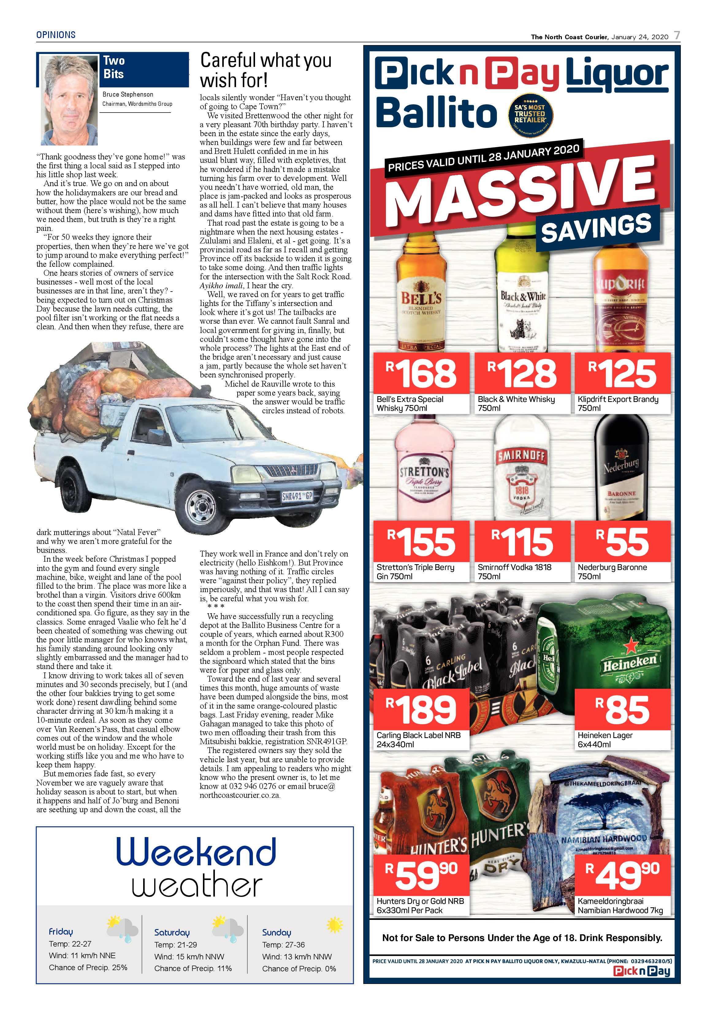 North Coast Courier 24 January 2020 page 7