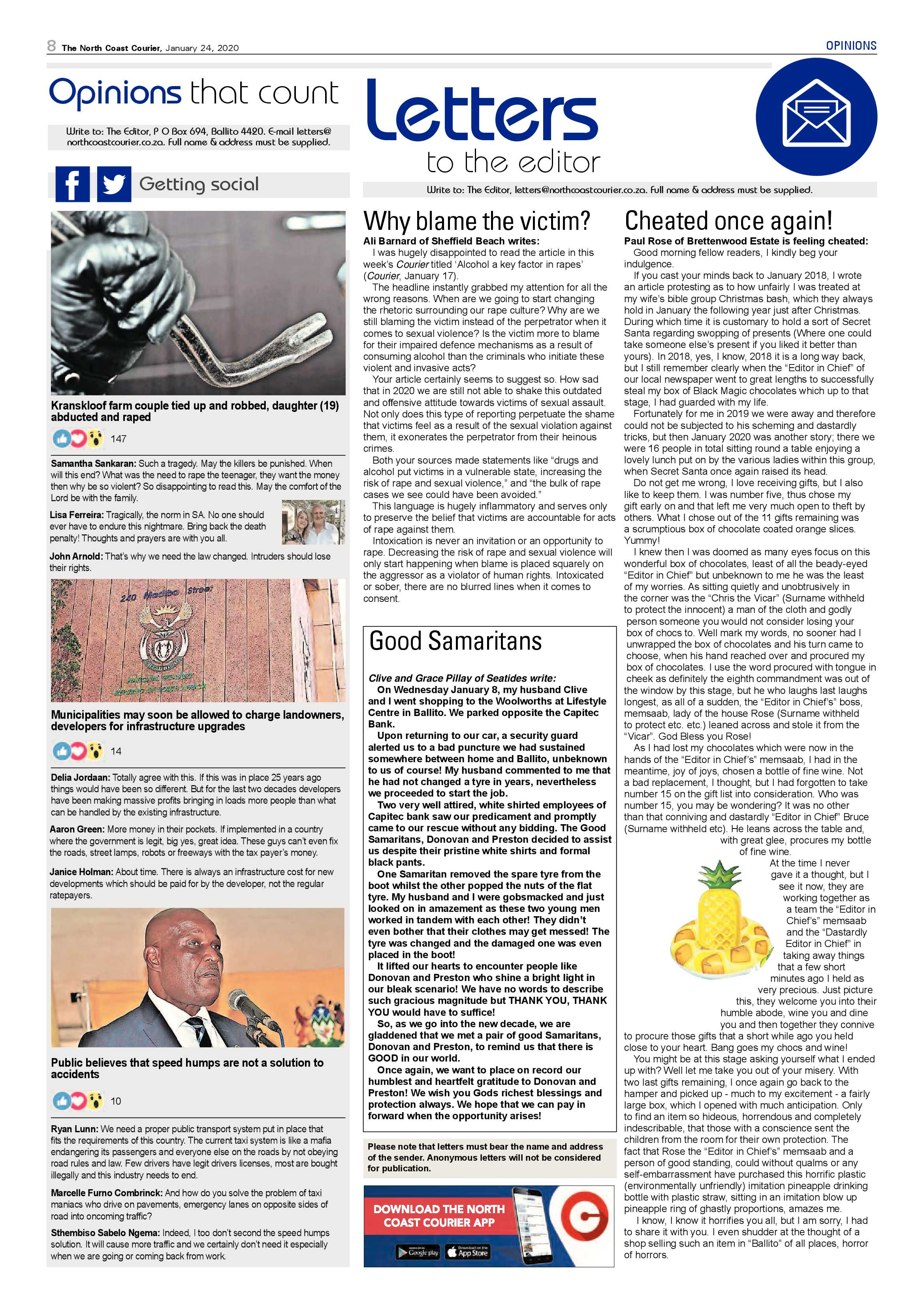 North Coast Courier 24 January 2020 page 8