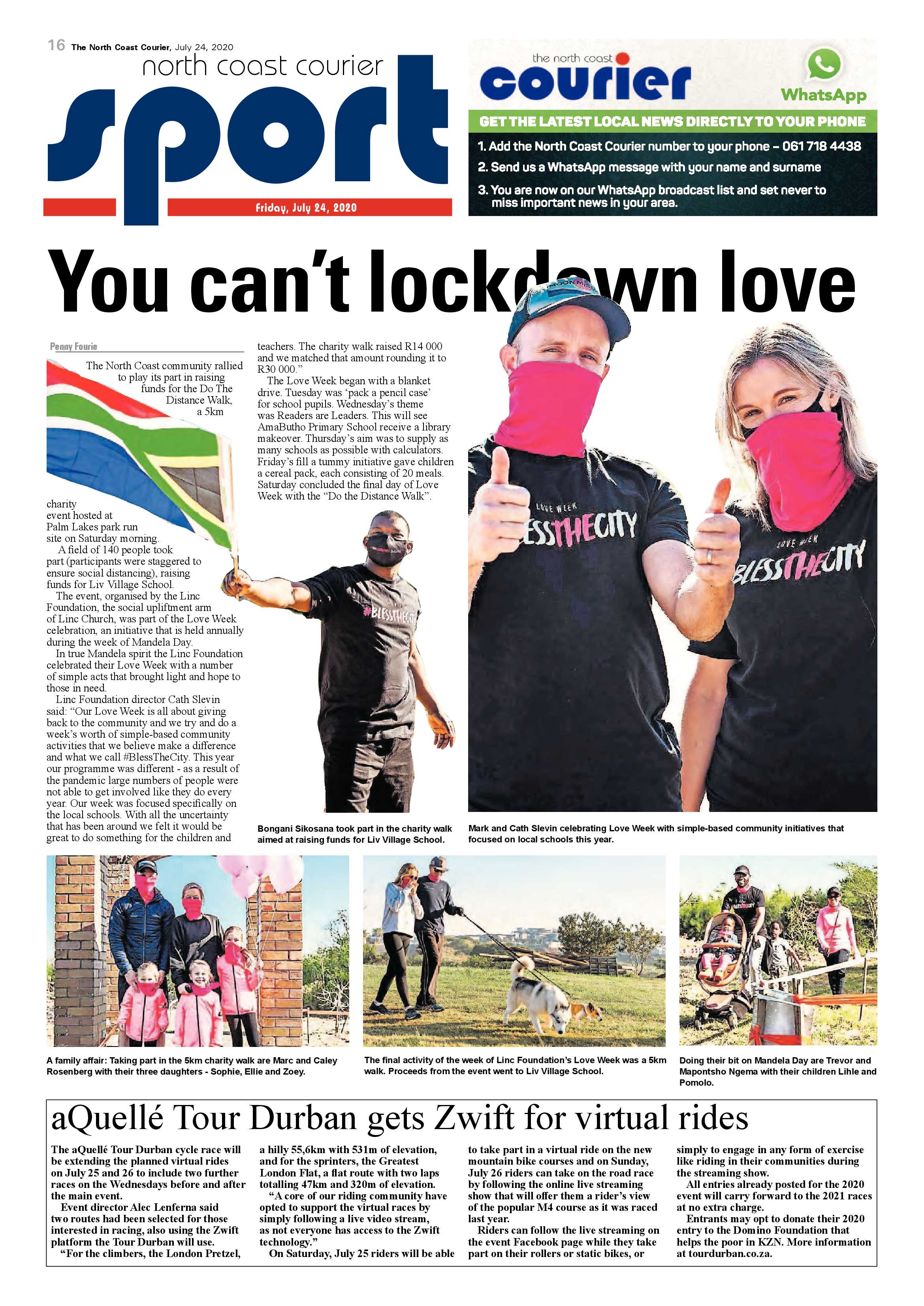 North Coast Courier 24 July 2020 page 16