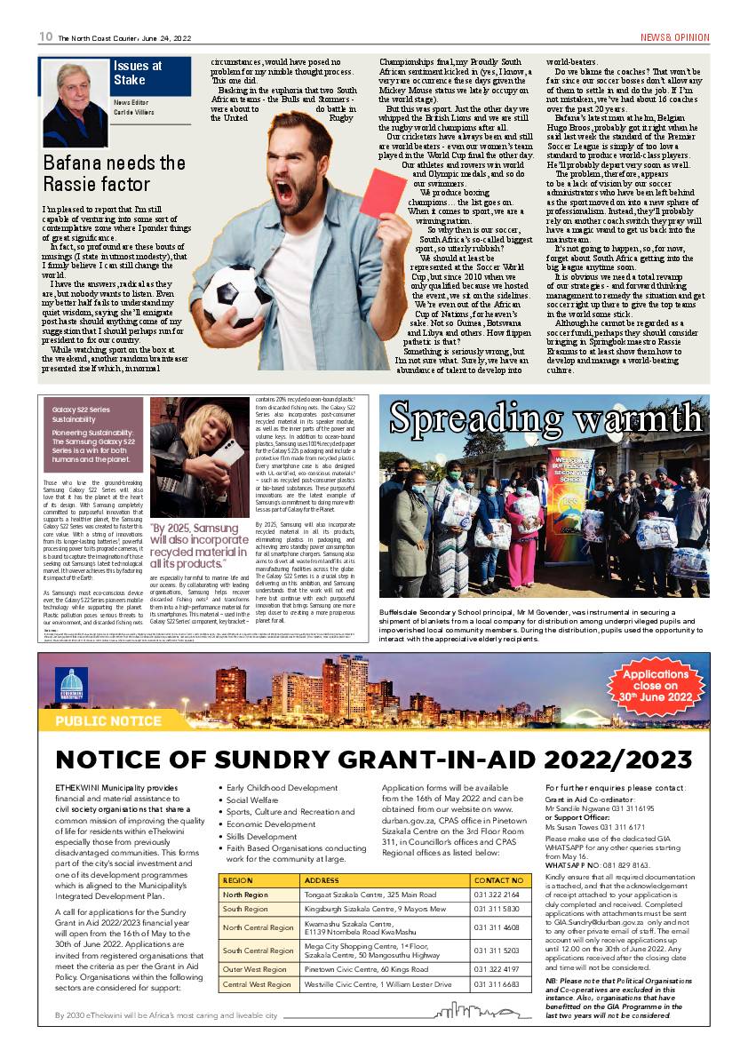 North Coast Courier 24 June 2022 page 10