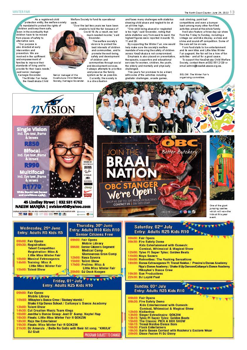 North Coast Courier 24 June 2022 page 13