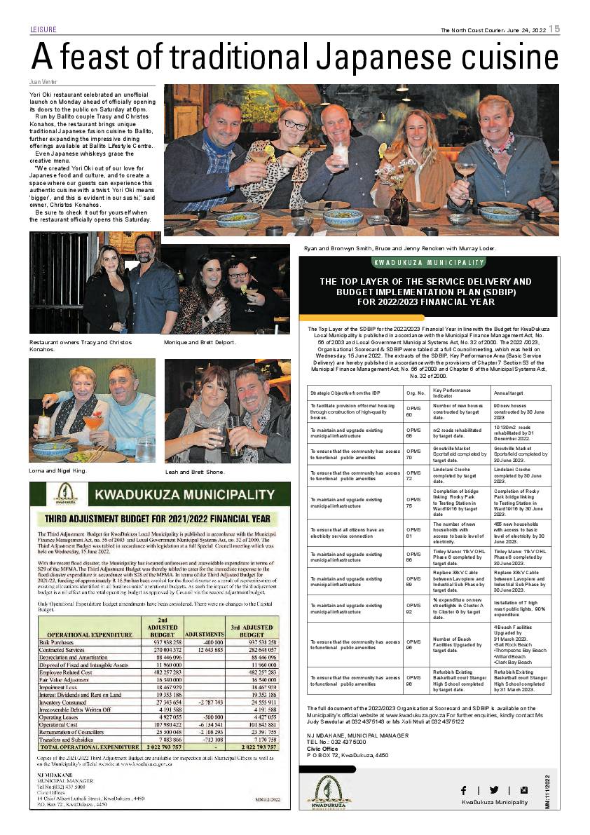 North Coast Courier 24 June 2022 page 15