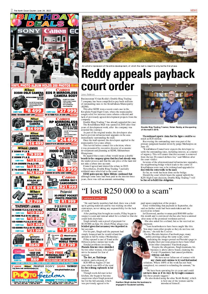 North Coast Courier 24 June 2022 page 2