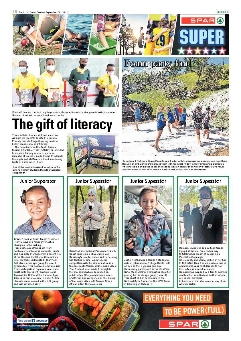 North Coast Courier 24 September 2021 page 16