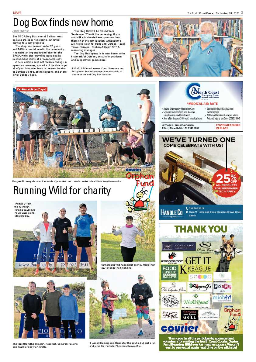 North Coast Courier 24 September 2021 page 3