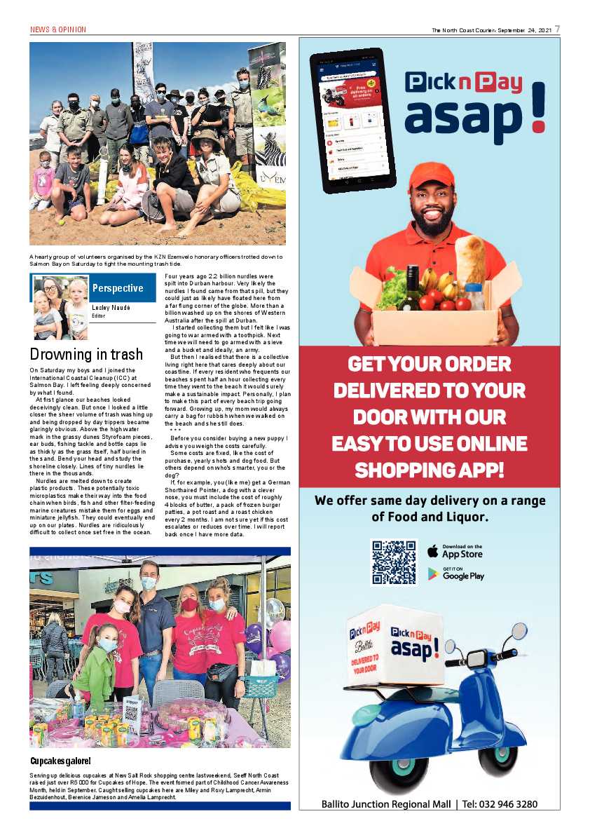 North Coast Courier 24 September 2021 page 7