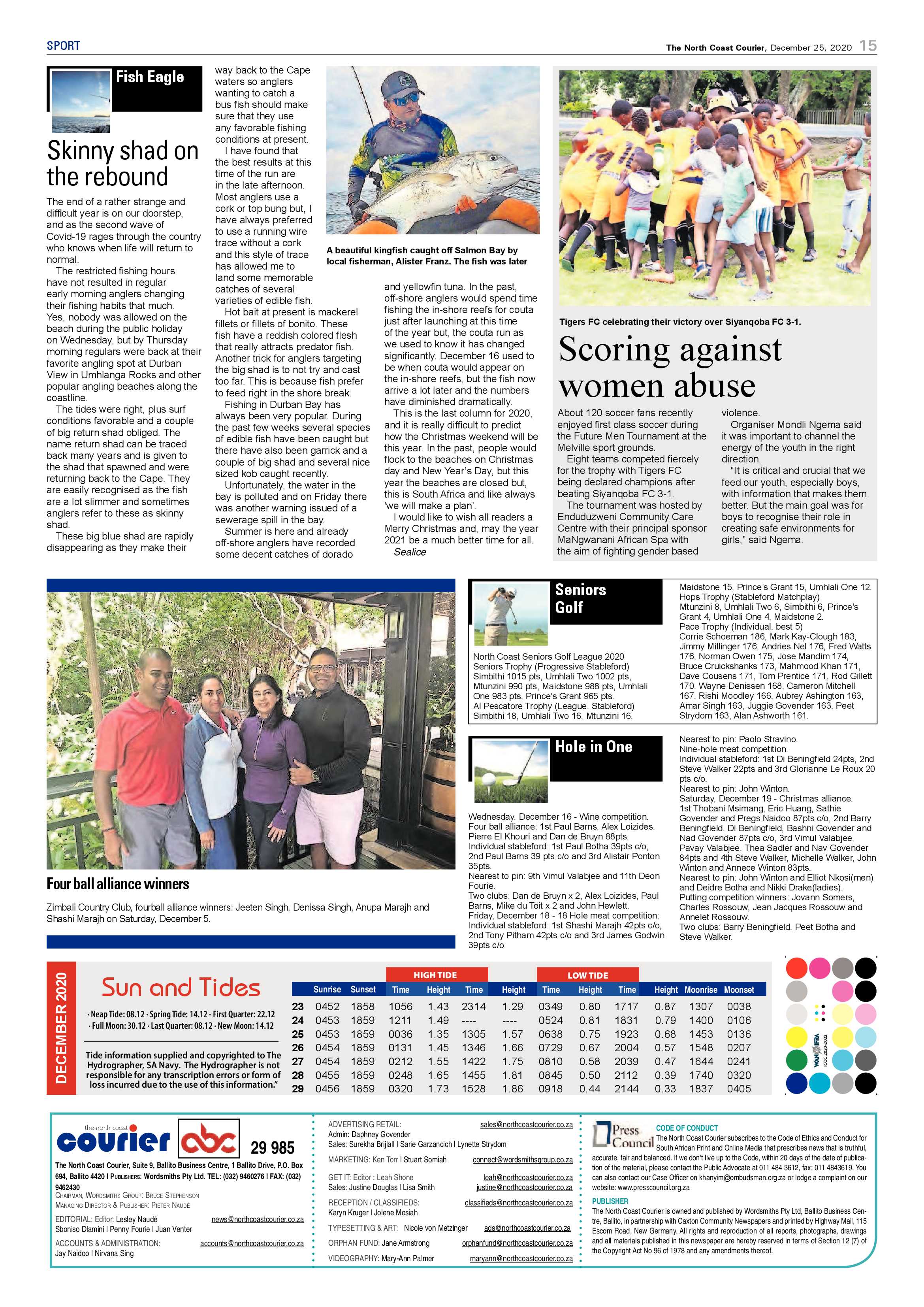 North Coast Courier 25 December 2020 page 15