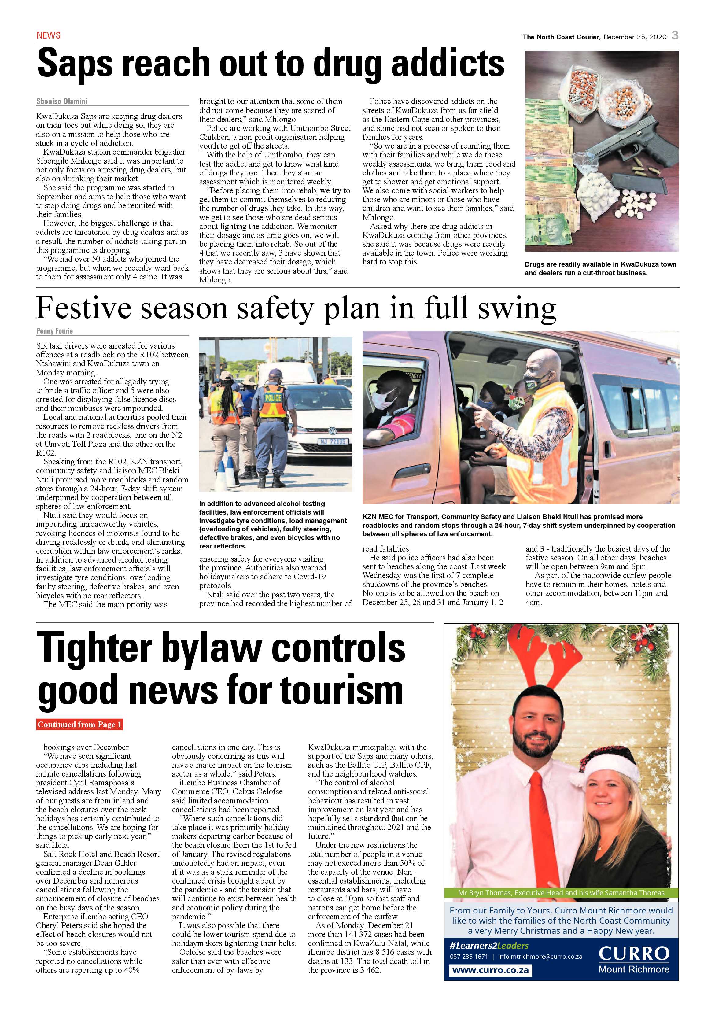 North Coast Courier 25 December 2020 page 3