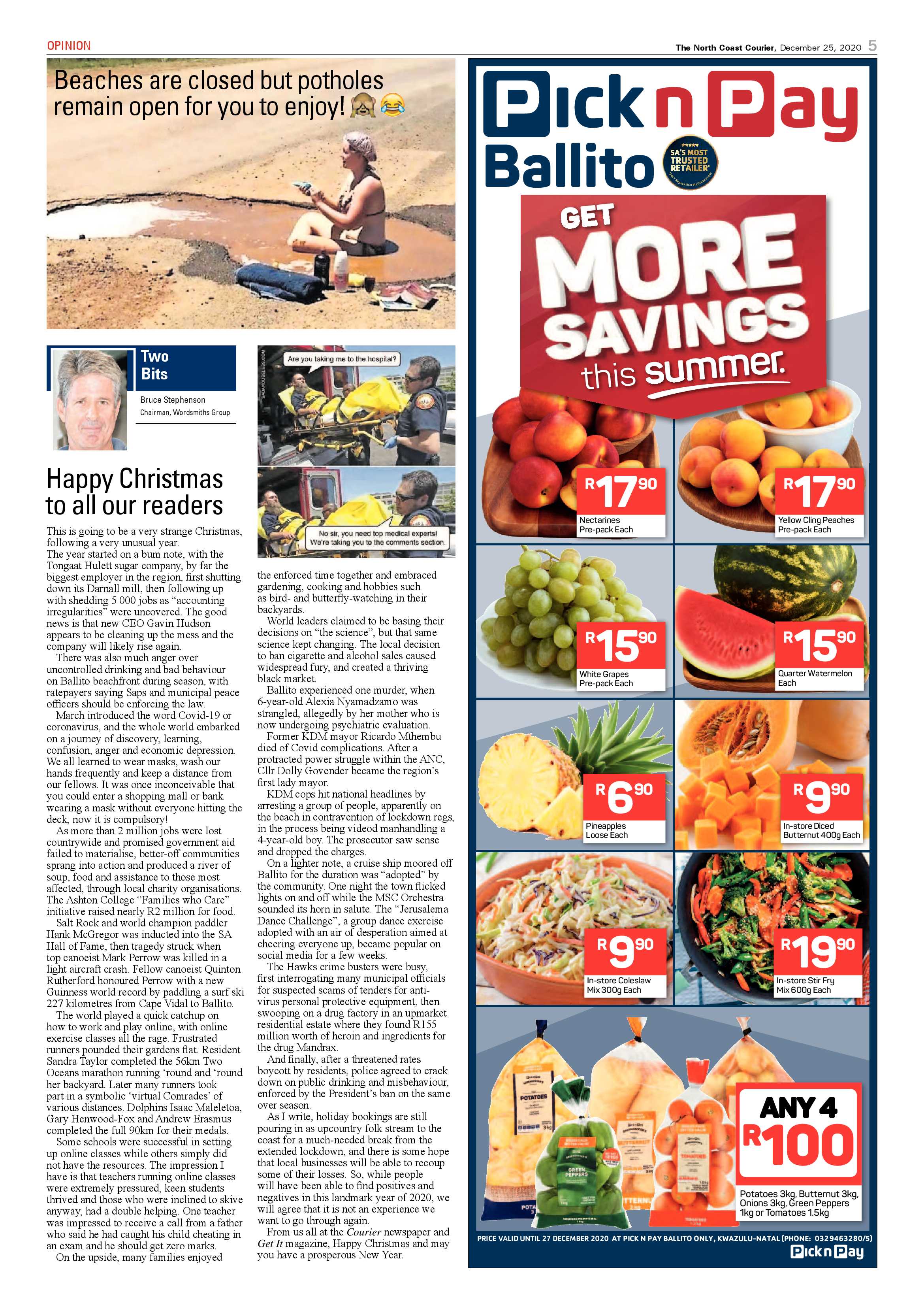 North Coast Courier 25 December 2020 page 5