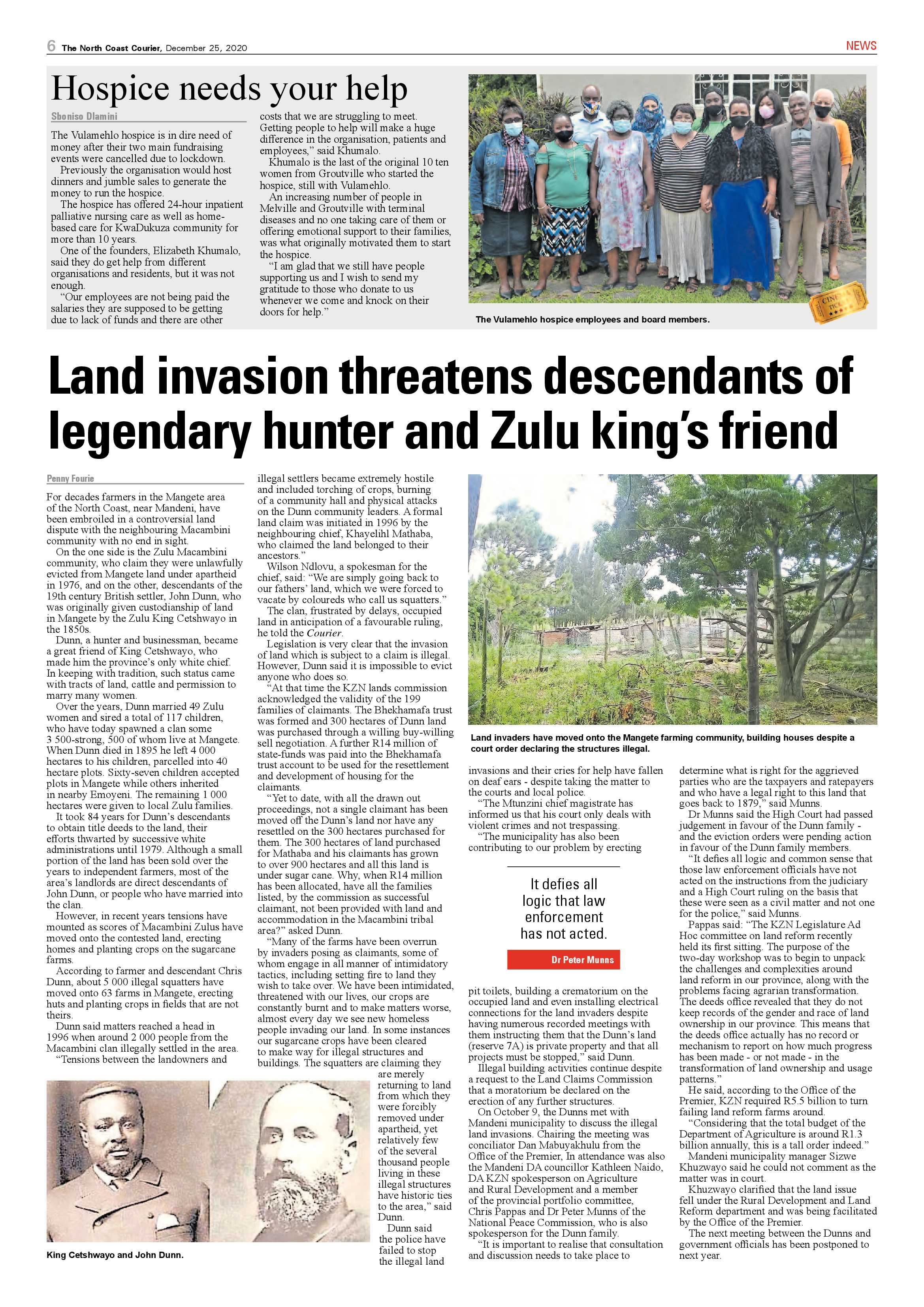 North Coast Courier 25 December 2020 page 6