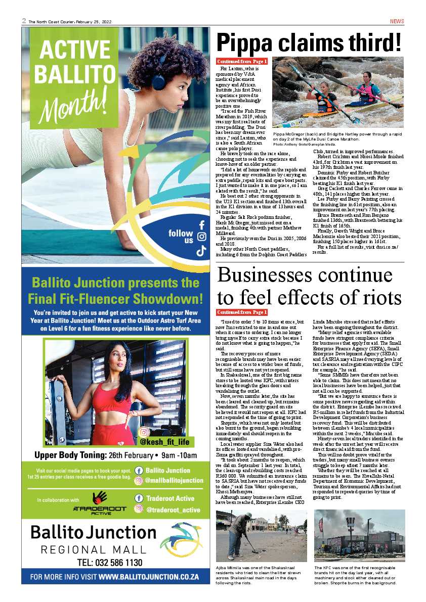 North Coast Courier 25 February 2022 page 2