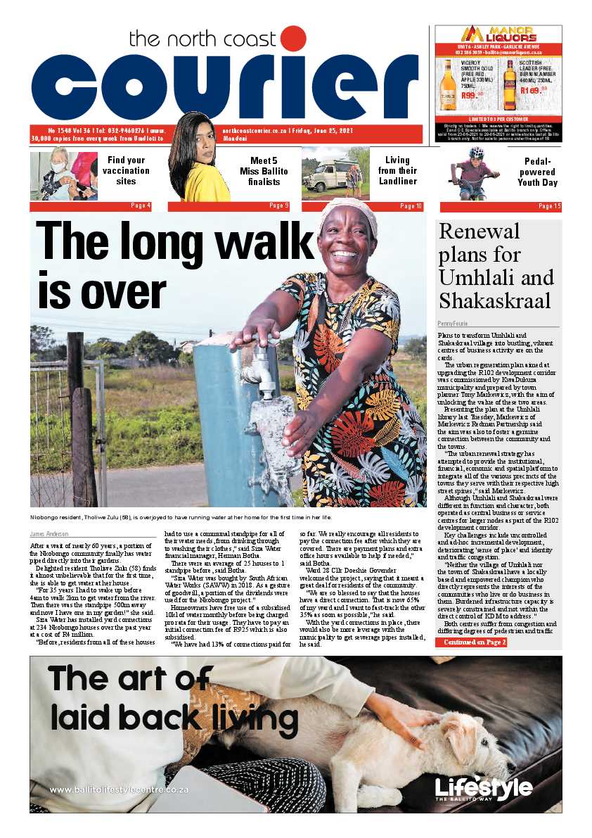 North Coast Courier 25 June 2021 page 1