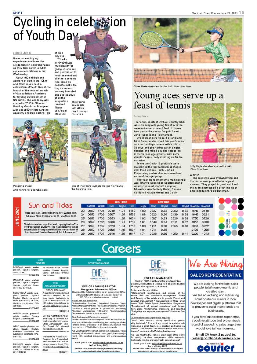 North Coast Courier 25 June 2021 page 15