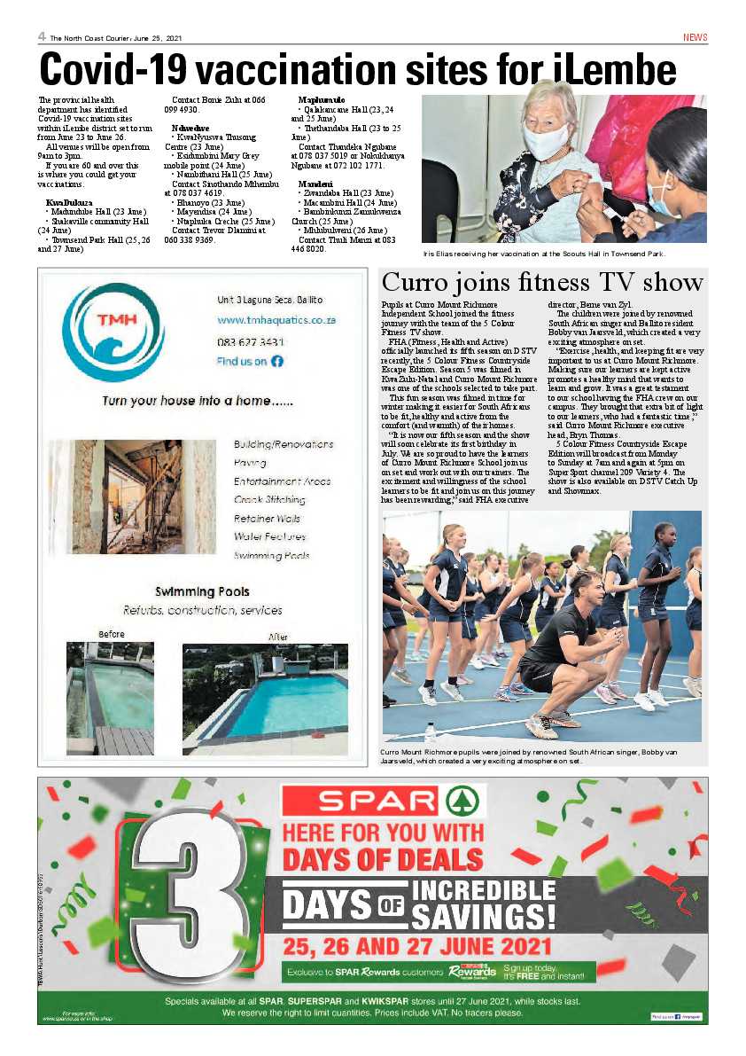 North Coast Courier 25 June 2021 page 4