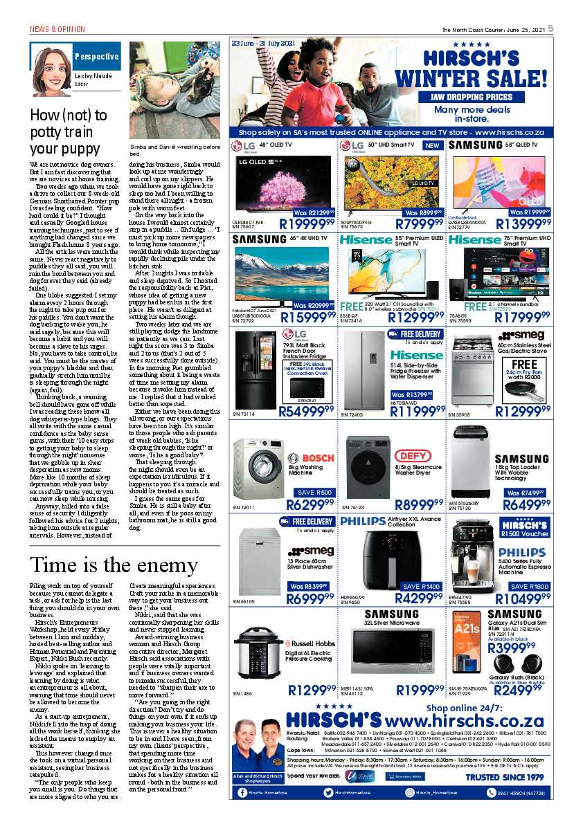 North Coast Courier 25 June 2021 page 5