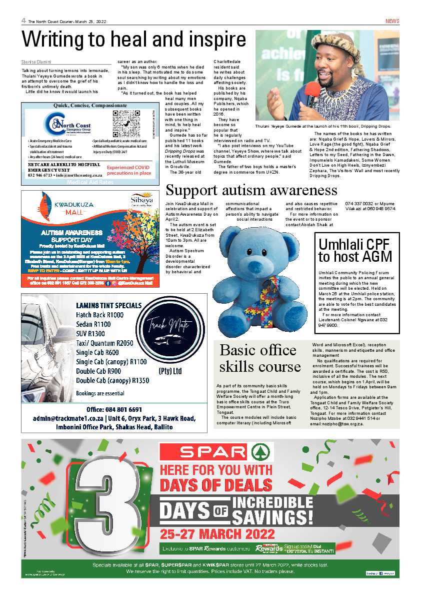 North Coast Courier 25 March 2022 page 4