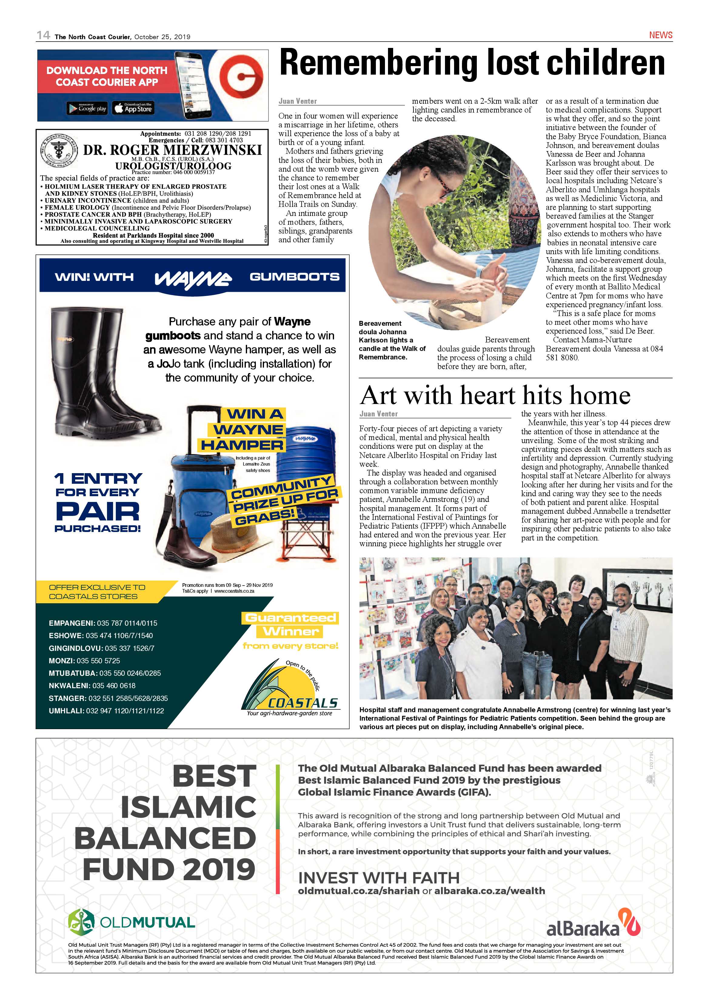 North Coast Courier 25 October 2019 page 14