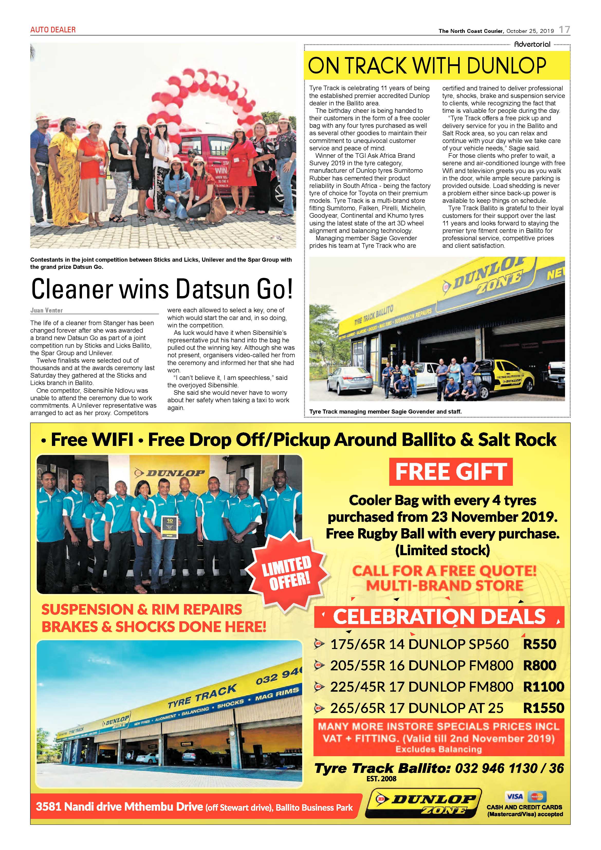 North Coast Courier 25 October 2019 page 17