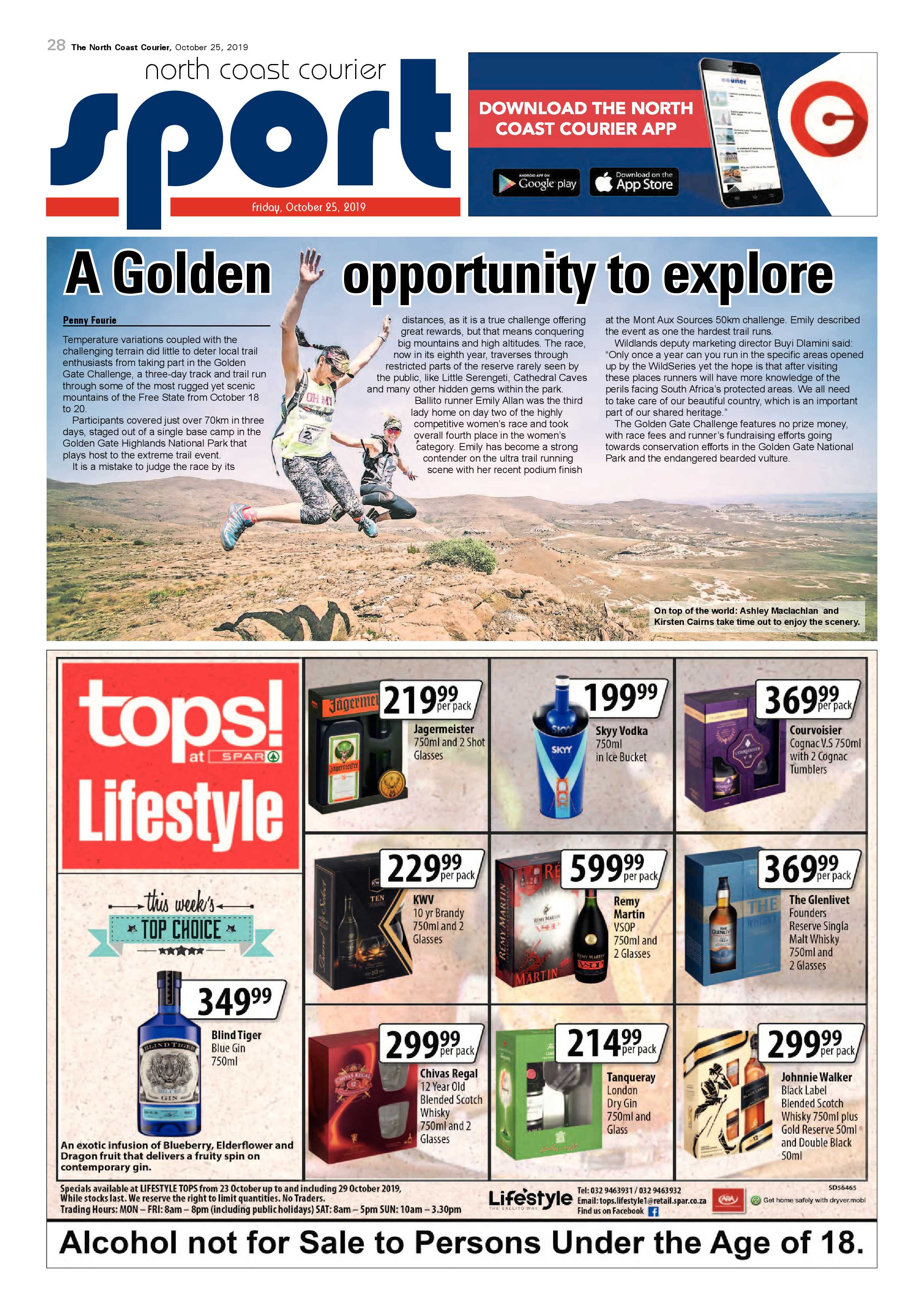 North Coast Courier 25 October 2019 page 28