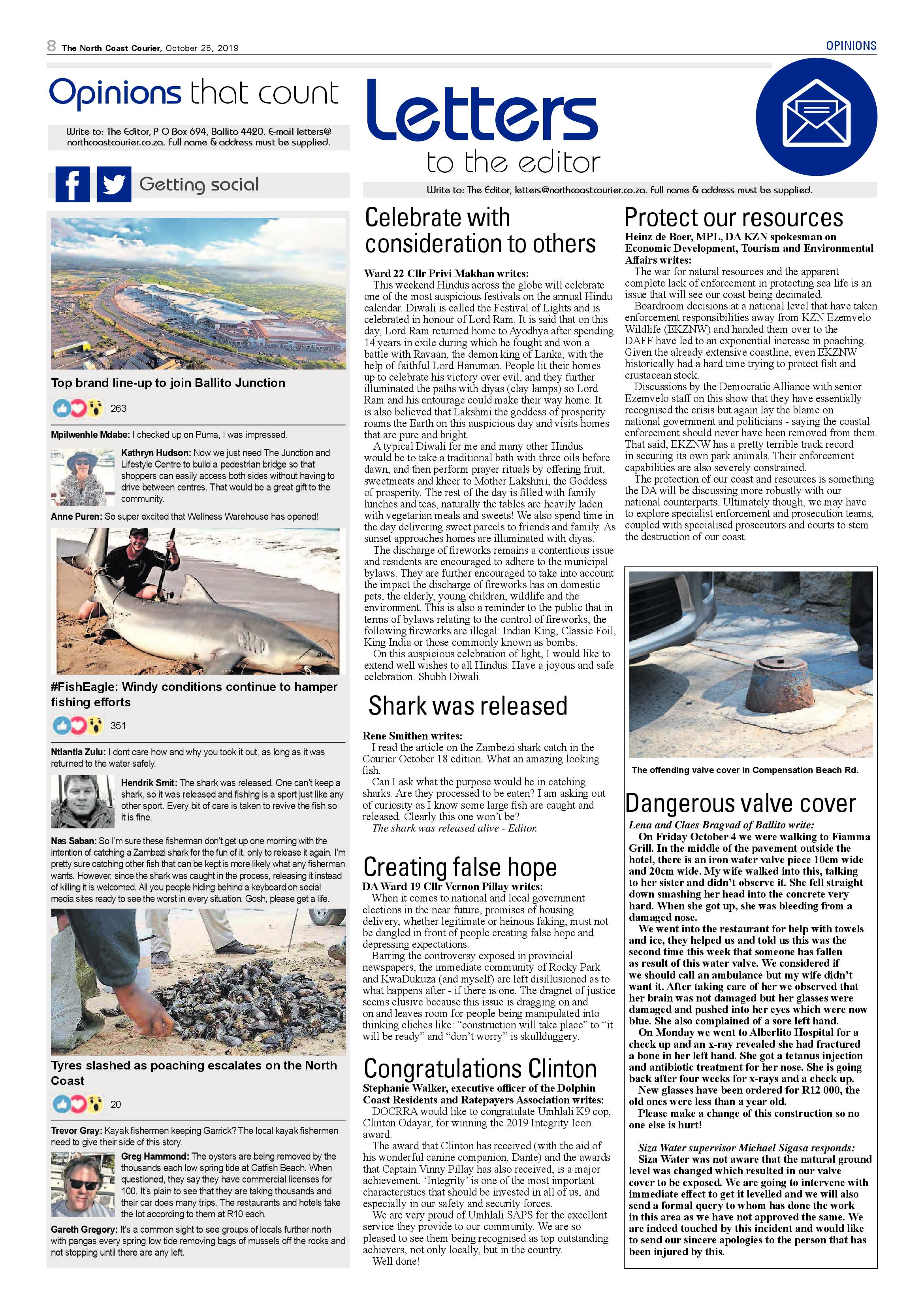 North Coast Courier 25 October 2019 page 8