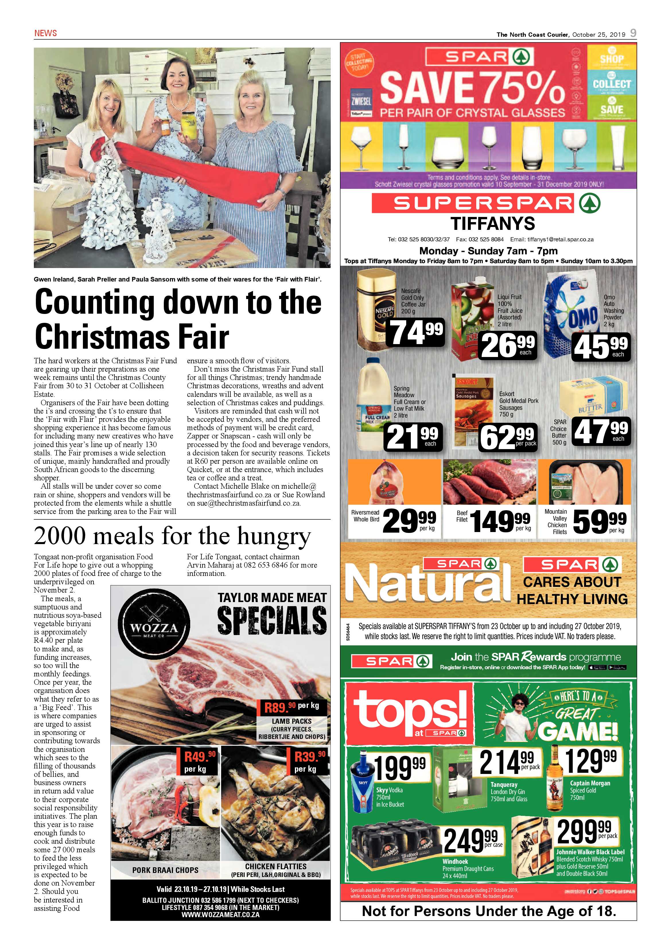 North Coast Courier 25 October 2019 page 9