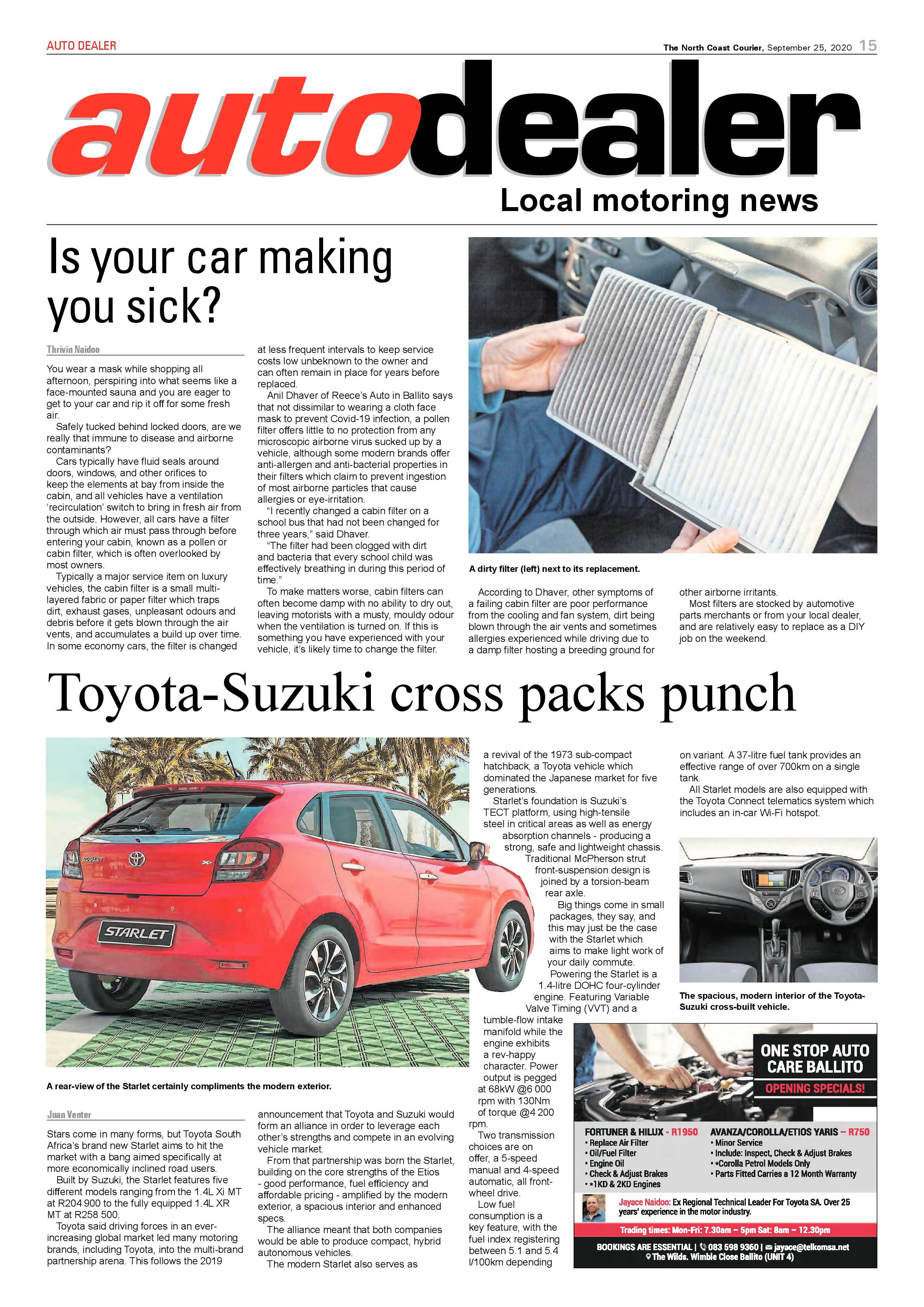 North Coast Courier 25 September 2020 page 15