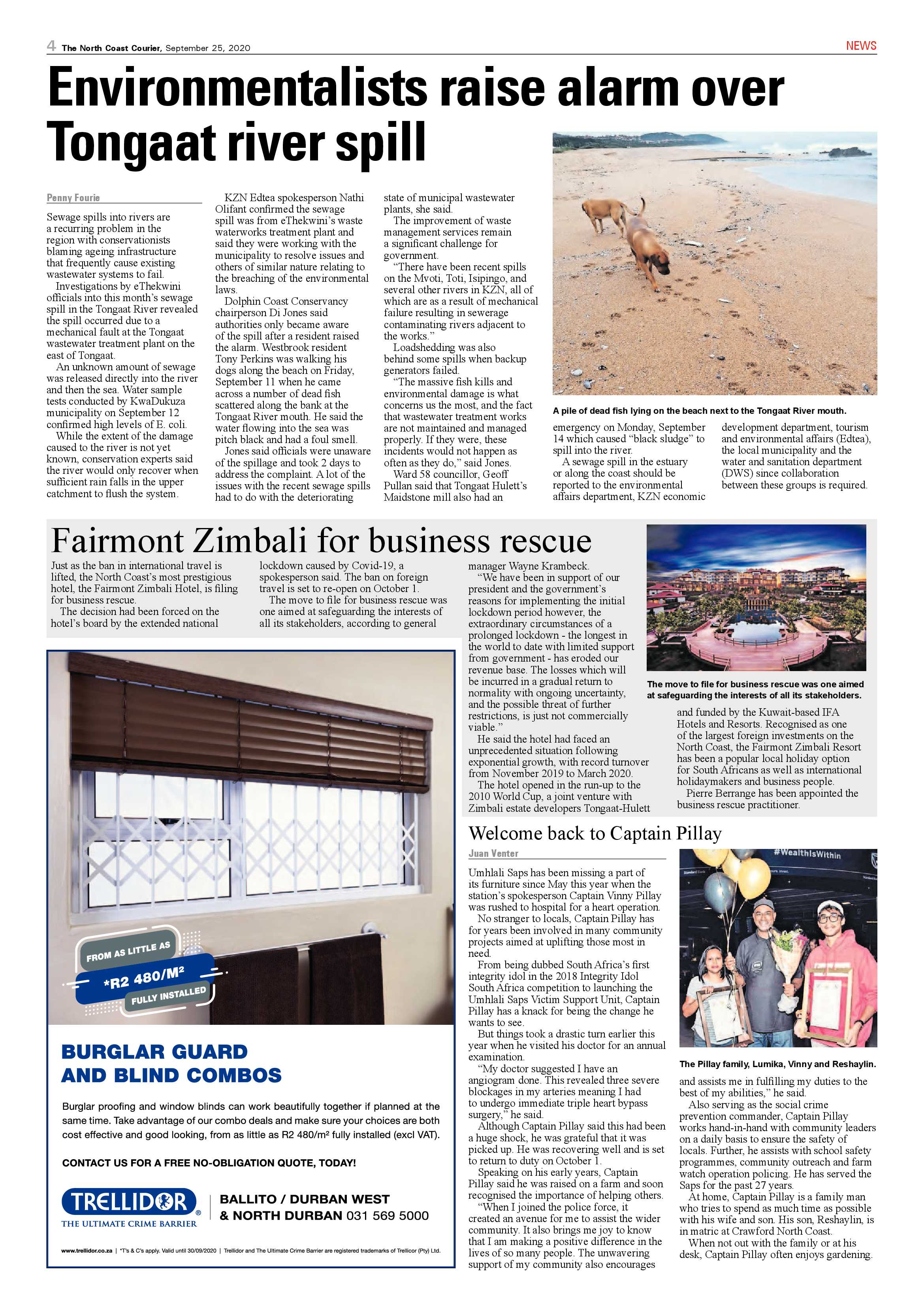 North Coast Courier 25 September 2020 page 4